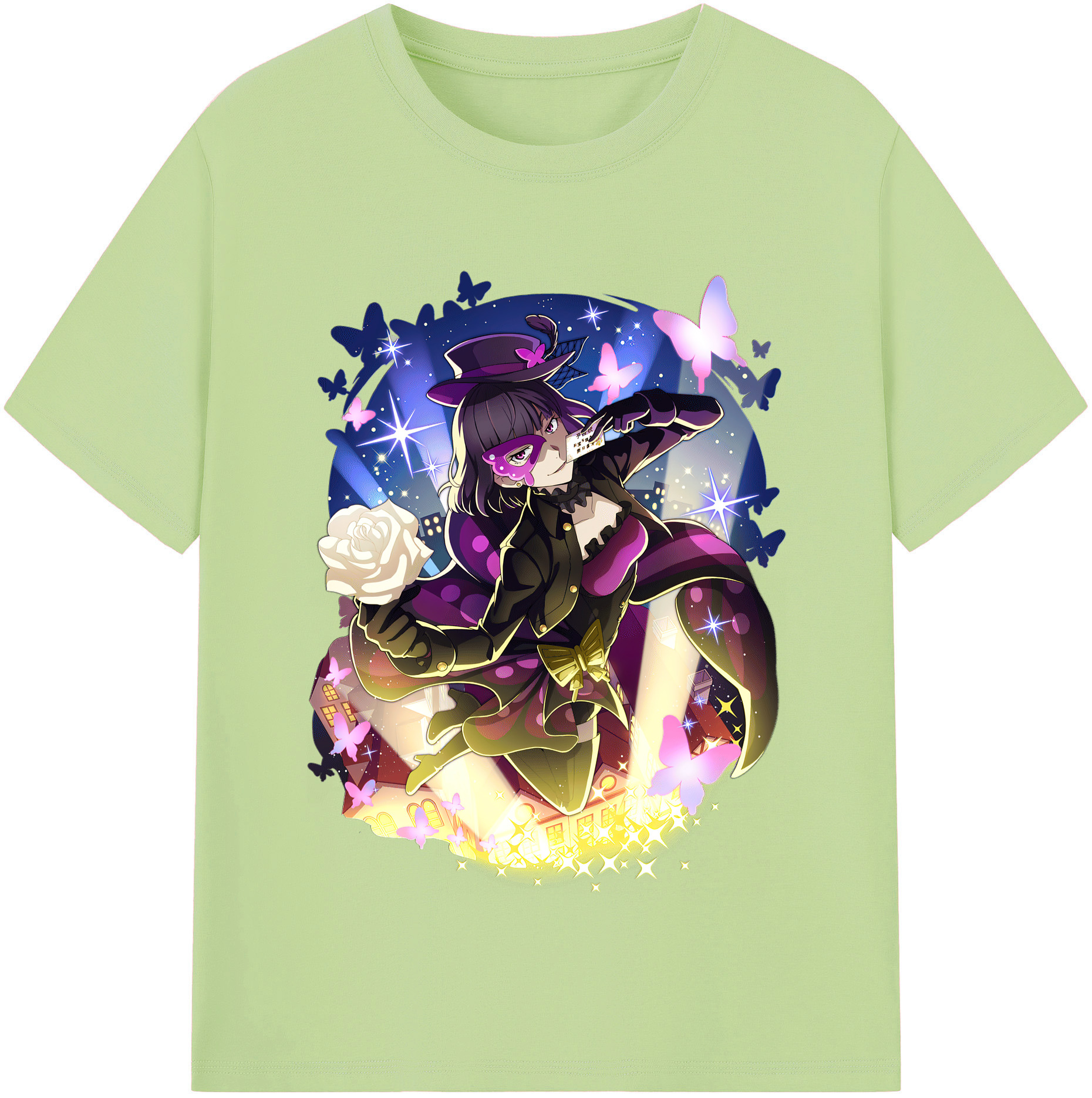（画像用） 文豪ストレイドッグス Bungo Stray Dogs 綿100％半袖Tシャツ（フロントプリント）